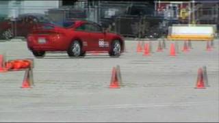 preview picture of video 'STL Autocross 7-26-09 '97 Eclipse GSX'