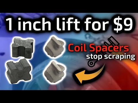 How to raise your car an inch for $9! (Coil Boosters/Spacers)