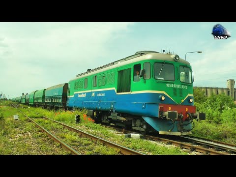 Fluieroasa 60-1687-2 Whistle Loko&Marfar UTZ Freight Train in Gara Oradea Vest Station 06 June 2020