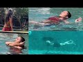 Mallika Singh Pro In Swimming Her Relax Time Goa Vibes Mallikasingh Swimming Mallika Mikku