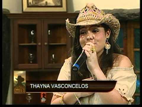 Thayná Vasconcelos no programa Alto da Serra