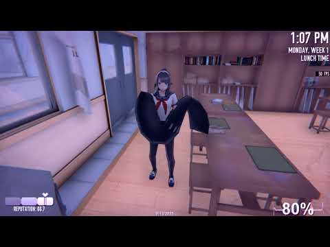 easy way to eliminate osana and raibaru on Monday //yandere simulator elimination ideas//#2