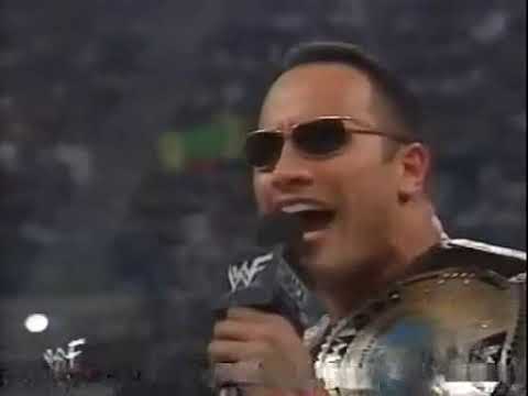 The Rock speech in different language to Mick Foley (SmackDown 21 september 2000)