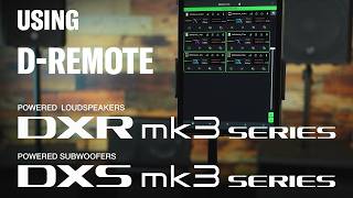 Video thumbnail for Using the D-Remote App with DXR and DXS mk3 series by Yamaha Global