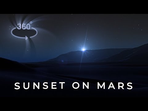 Sunset on Mars (360° VR Video)