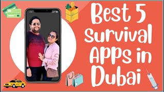 TOP 5 Survival/Essential Apps UAE | Must have apps in Dubai | Moving to Dubai/UAE #Visitdubai #dubai