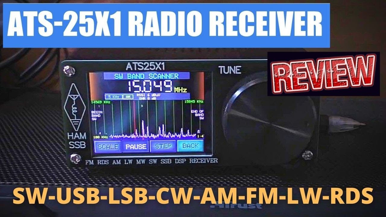 New ATS-25X1 all Band FM LW MW SW SSB Radio Receiver REVIEW