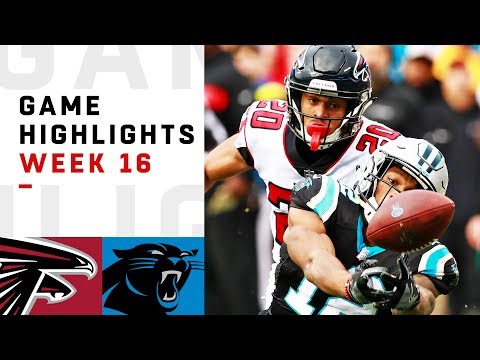 Falcons vs. Panthers Week 16 Highlights | NFL 2018