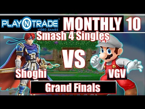 PnT Smash League #10 - VGV (Mario) VS Shoghi (Roy) SSB4 Grand Finals