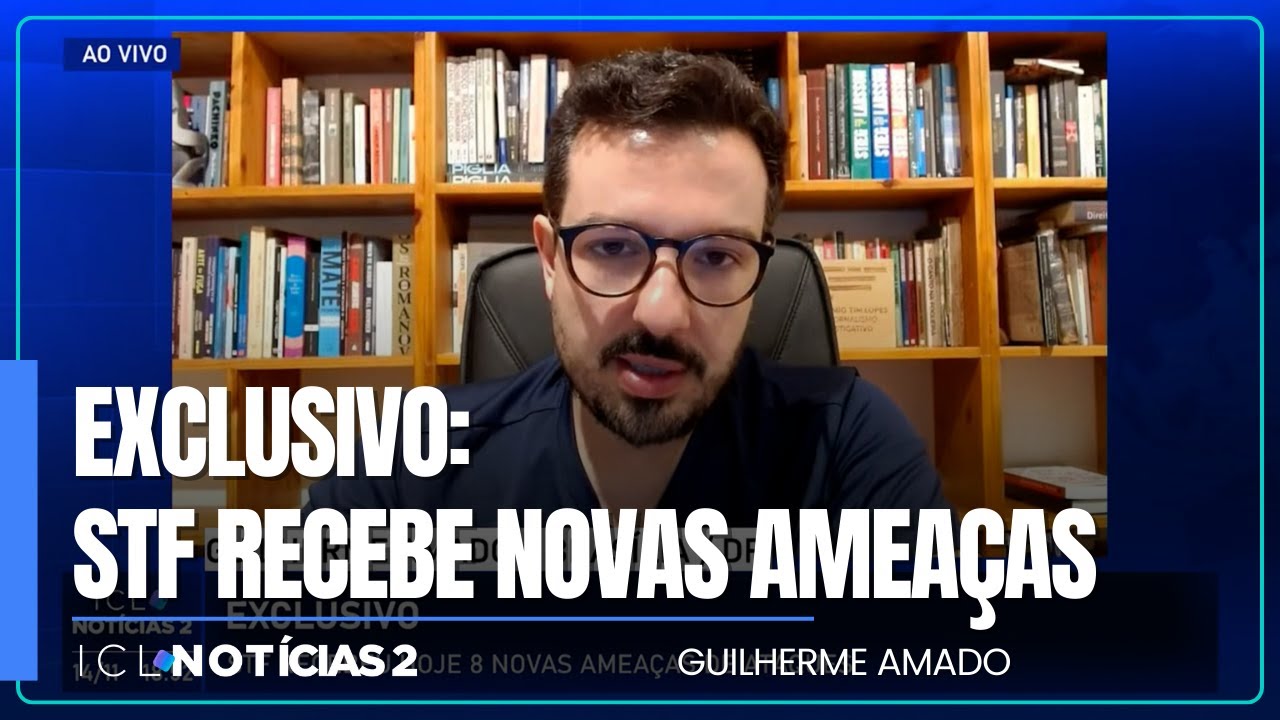EXCLUSIVO: Guilherme Amado revela que STF recebeu hoje oito novas ameaças de ataques