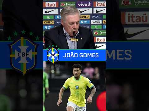 🇧🇷SELEÇÃO CONVOCADA!🇧🇷 ANCELOTTI anunciou os 26 convocados contra JAPÃO e COREIA DO SUL! #shorts