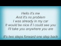 Sister Hazel - Hello It's Me Lyrics