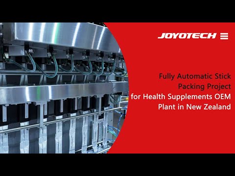Automatic Stick Packing for a New Zealand Health Supplement Manufacturer