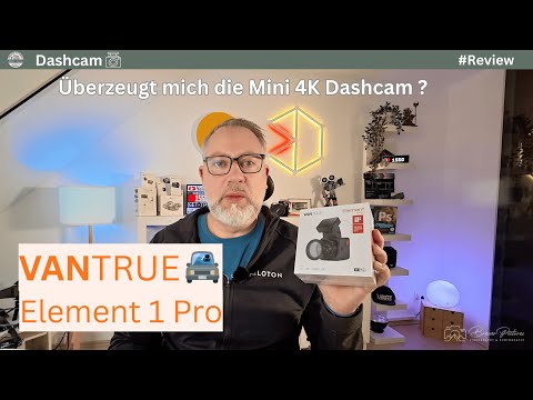 VANTRUE E1 Pro Mini Dashcam 4K - Unboxing, Installation in the Ford Nugget V710, Test Drive PlatePix