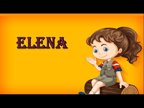 How to Pronounce Elena