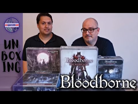 BLOODBORNE: The Board Game (A társasjáték) MAGYAR NYELVŰ UNBOXING - cooperaBOARD - cooperateam