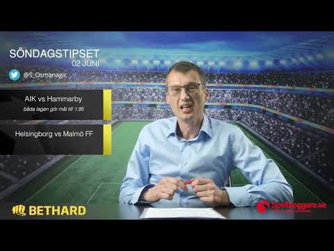 Speltips: AIK - Hammarby & Helsingborg - Malmö FF 2/6