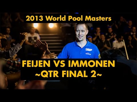 Niels FEIJEN vs Mika IMMONEN - QF 2013 World Pool Masters 9ball