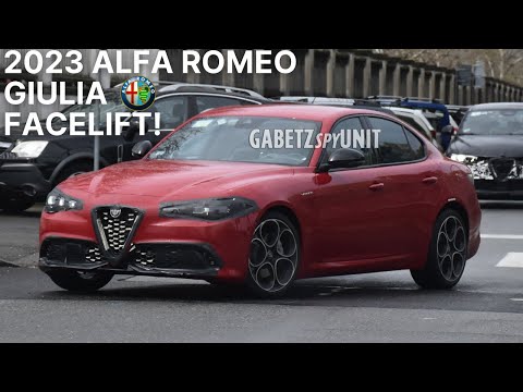 2023 Alfa Romeo Giulia Refresh On The Road For The First Time!