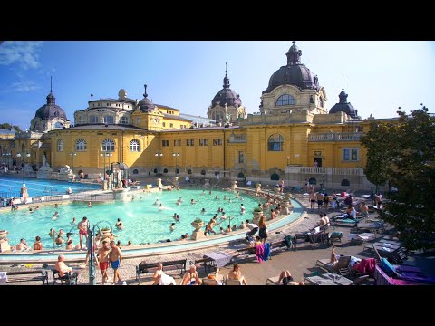 Visit the Széchenyi Spa in Budapest, Hungary
