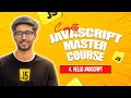 4 Hello World JS Run Javascript In VS Code Chrome Browser Javascript Master Course In Hindi