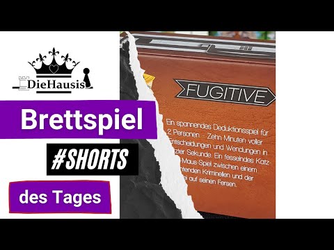 Fugitive - 2 Personen Kartenspiel (Skellig Games) 2. Brettspiel #SHORTS  |  DieHausis