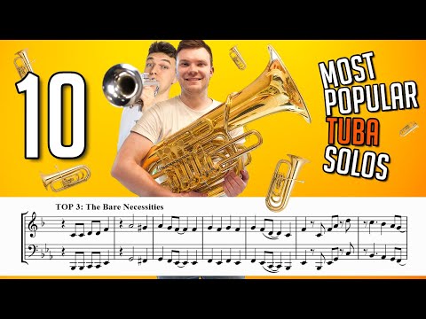 TOP 10 MOST POPULAR TUBA SONGS (with Sheet Music / Notes!)
