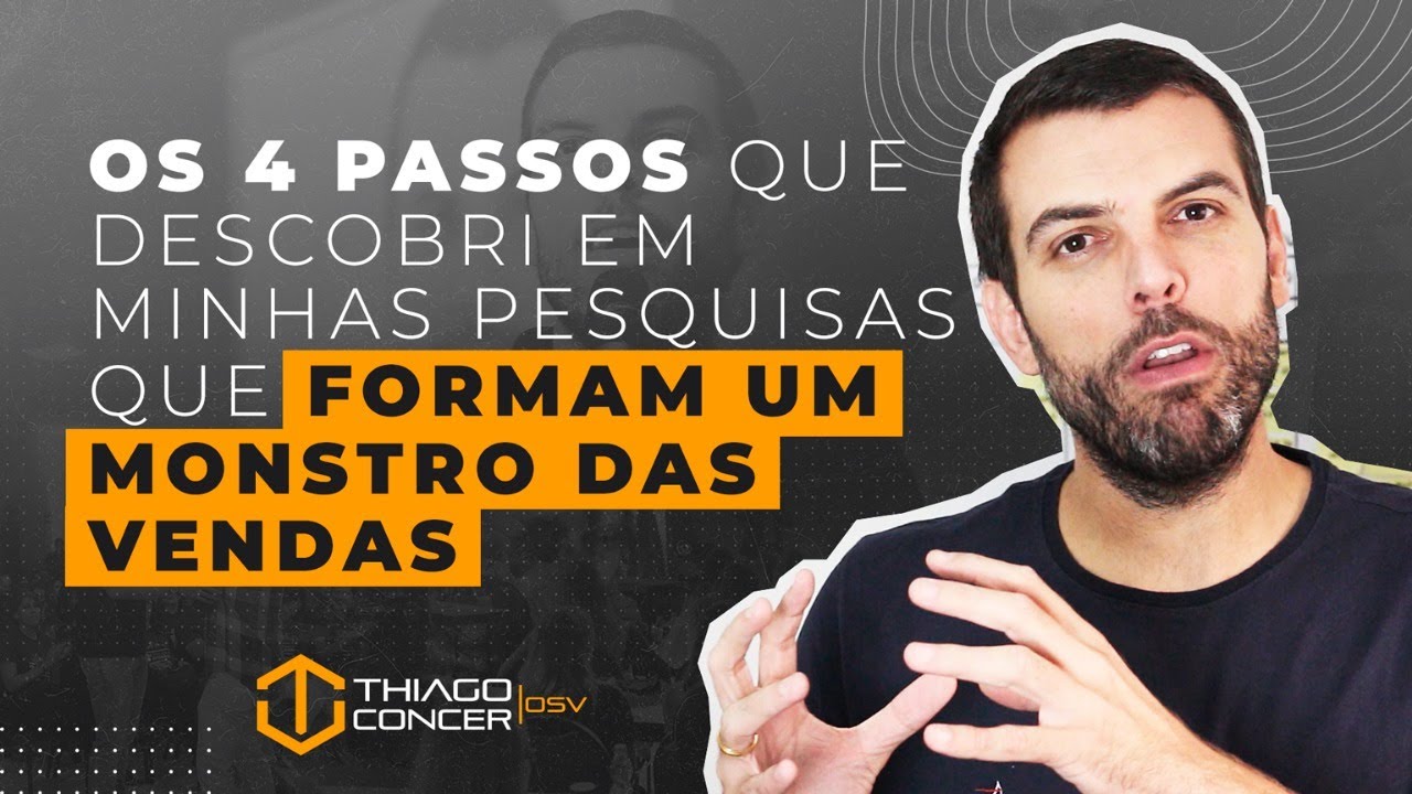 Pra mim, esses são os 4 passos para um vendedor ser excepcional