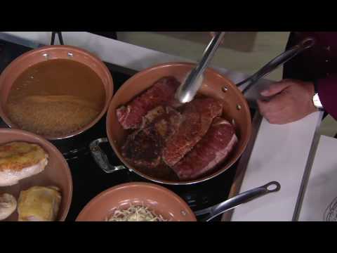 Gotham Steel 10.25" or 12.5" Nonstick Pan with Titanium Ceramic Coating on QVC