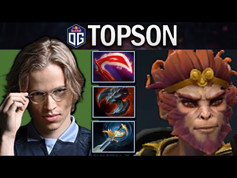 OG.TOPSON MONKEY KING WITH 16 KILLS & ECHO SABRE - DOTA 2 GAMEPLAY