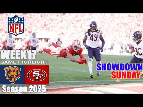 Chicago Bears vs San Francisco 49ers WEEK 17 1st GAME Highlights | NFL Season 2025