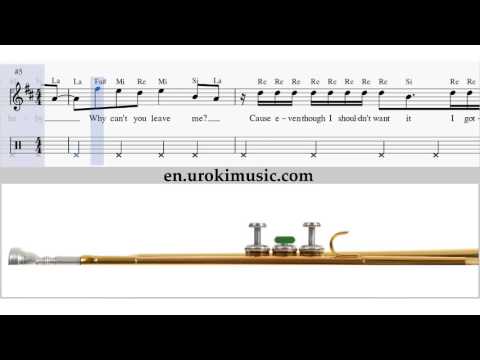 How to Play Trumpet Ariana Grande problem Melody School Learn Class Course Tutorial Sheet Music Tabs