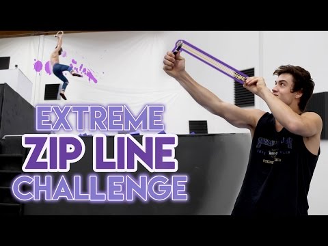 Extreme Zip Line Challenge! Video