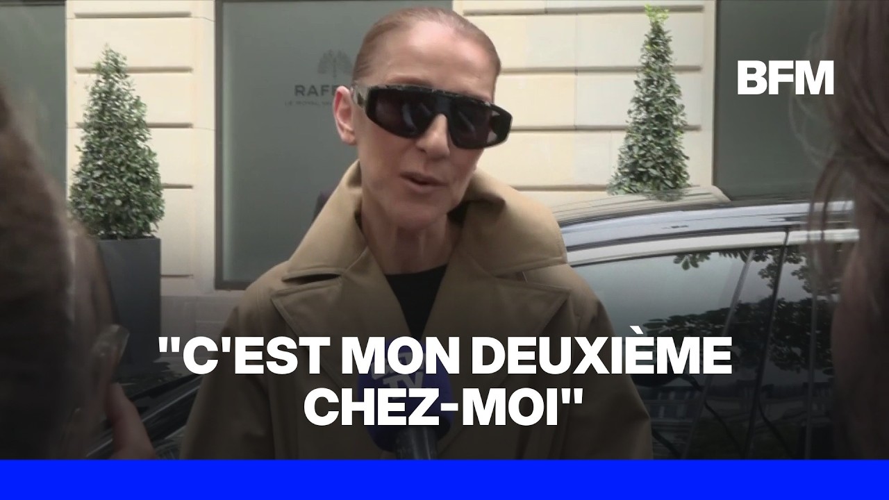 Les premiers mots de Céline Dion à Paris au micro de BFMTV