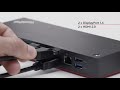 Lenovo ThinkPad Thunderbolt 3 Dock Gen2 (Maksimalūs ekranai: 3, maksimali skiriamoji geba: 4K/60Hz, Palaikoma: 2x4K/60Hz arba 3xFHD, 1xEthernet LAN (RJ-45), 2xDP 1.4, 3xHDMI 2.0, 5xUSB-3. 1 x „Thunderbolt 3“ pasroviui, 1 x USB-C, 1 x 3,5 mm kombinuotas lizdas, įvesties galia: 135 W, išėjimo galia: 90 W) „Lenovo“