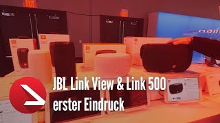 Video thumbnail for Alle 5 JBL Google Assistant Lautsprecher Überblick | JBL Link View & Link 500 erster Eindruck by TechVideo