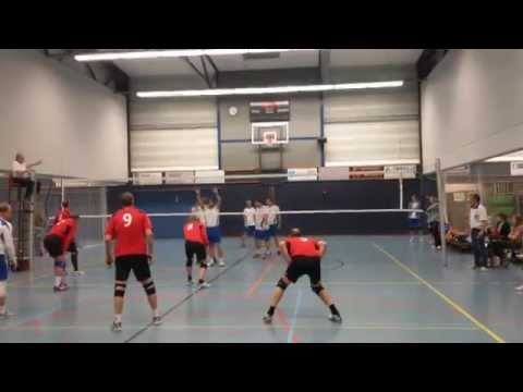 Volleybal Heren 2 Meppel AZ tegen Oudehaske 07-11-2015