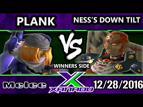 S@X 182 - Plank (Sheik) Vs. Ness's Down Tilt (Peach, Gannondorf) - SSBM Tournament - Smash Melee