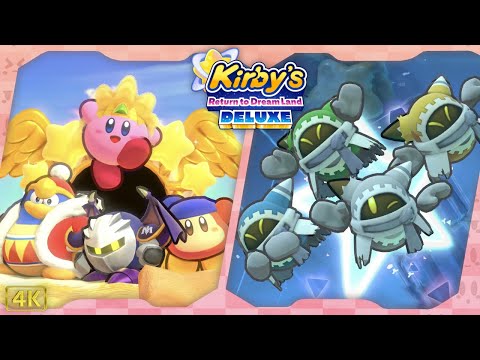 Kirby's Return to Dream Land Deluxe + Magolor Epilogue ⁴ᴷ Full Playthrough (4-Player)