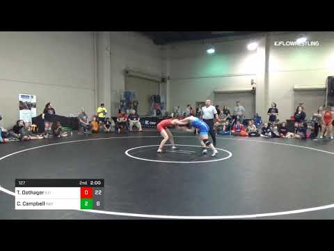 127 Lbs Rr Rnd 1 Taylor Dothager Illinois Dual Vs Cailin Campbell Indiana Draw