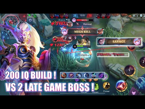 200 IQ BUILD ! HANABI VS 2 LATE GAME BOSS ! TOP GLOBAL HANABI - SAVAGE !