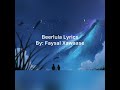 Beerlula Faysal Xawaase Arabic and English Lyrics.