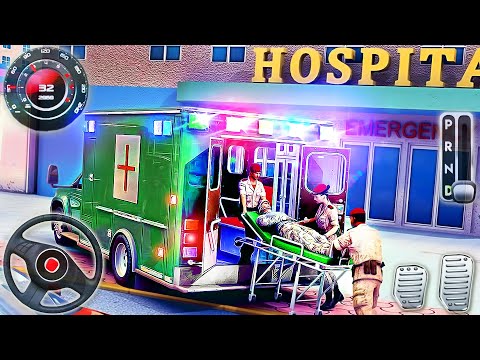 US Army Ambulance Rescue Driver - Emergency Van Driving Simulator - Android GamePlay