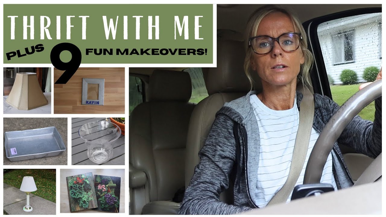 Thrift Store Makeovers ~ Thrift Store Projects ~ DIY Home Decor ~ Amish Country Thrift Stores