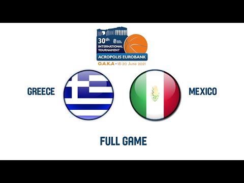 Greece v Mexico - Full Game | 2021 Acropolis International Basketball Tournament