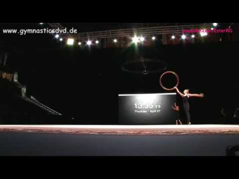 Olena Diachenko Hoop Podium Training - World Cup Baku 2017