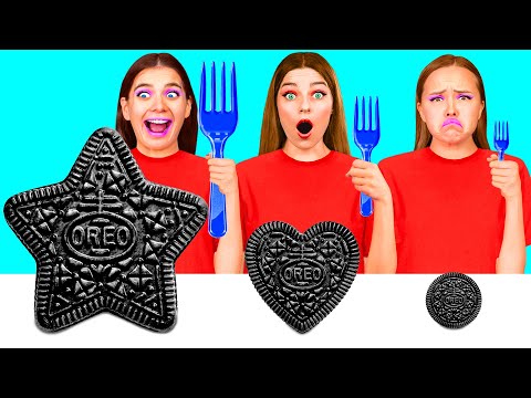 Big, Medium and Small Plate Challenge | Food Battle