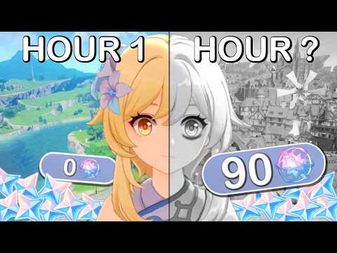 How long does it take a *NEW F2P* player to get a 5 star in Genshin Impact?