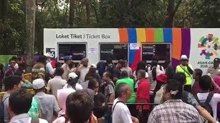 Antrean Panjang Terjadi di Loket Pembelian Tiket Asian Games 2018