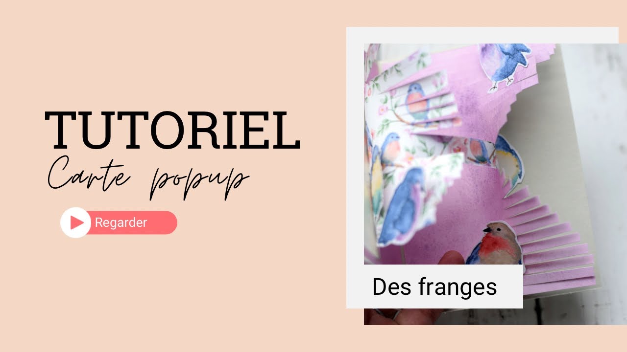 Carte popup avec des franges facade placeholder